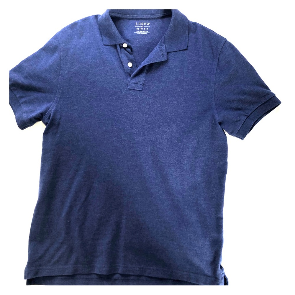 J. Crew slim short sleeve polo M